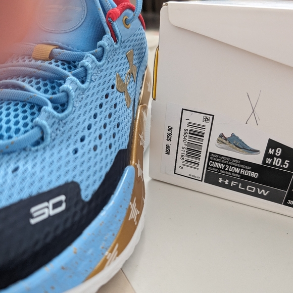 UA curry 2 low flotro New sz 9 - Picture 8 of 11